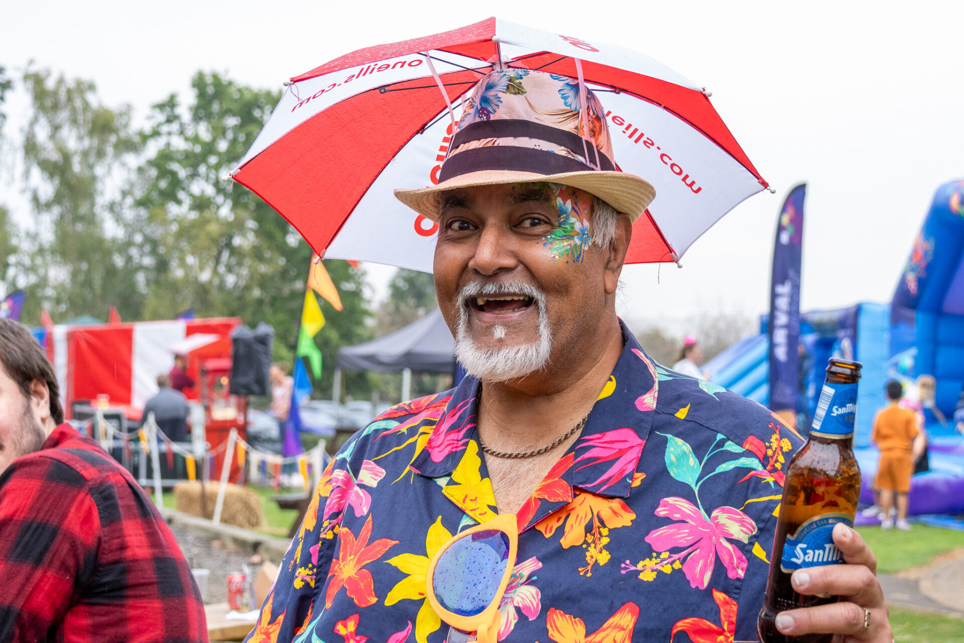 Arval employee enjoying the Arvalfest family fun day