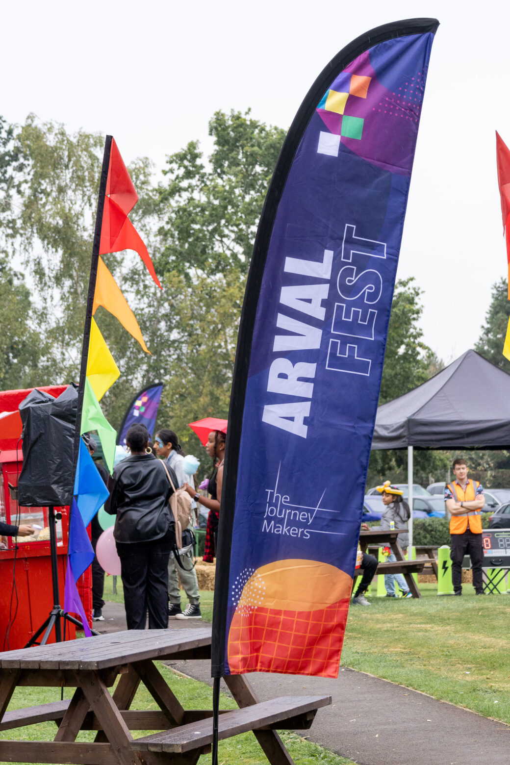 Arvalfest Family fun day focused on community engagement and brand identity