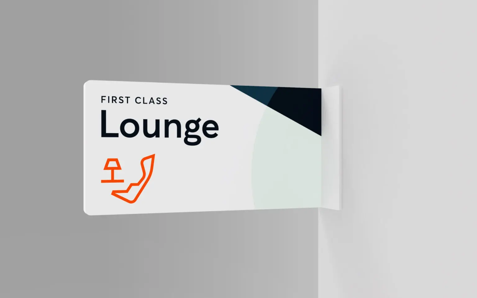 Avanti West Coast first lounge signage for Euston Station in London